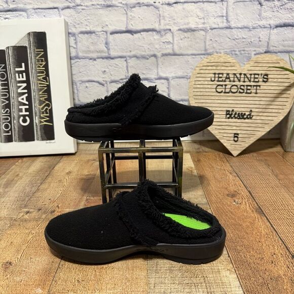WOMEN'S OOCOOZIE MULE SHOE - BLACK size 12 - Picture 2 of 9